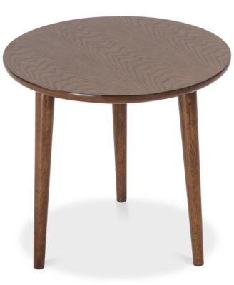 Furniture - Mid Mod Round End Table, Quick Ship