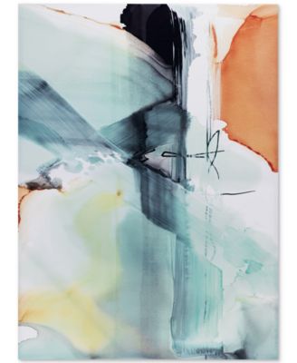 Madison Park - Blue Skies Gel-Coated Canvas Print