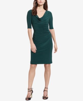 Lauren Ralph Lauren - Petite Cowl Neck Stretch Dress
