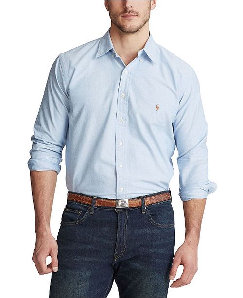 Polo Ralph Lauren Men S Big And Tall Classic Fit Long Sleeve