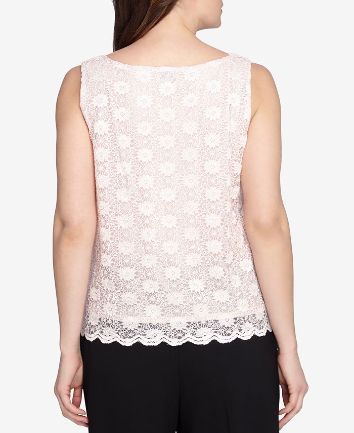 Tahari ASL Plus Size Lace Shell Macy's