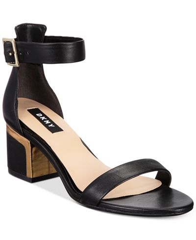 DKNY Henley Sandals, Created For Macy’s - Sandals & Flip Flops - Shoes ...