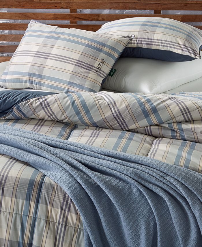 Lauren Ralph Lauren Sundeck Plaid YarnDyed Reversible King Down