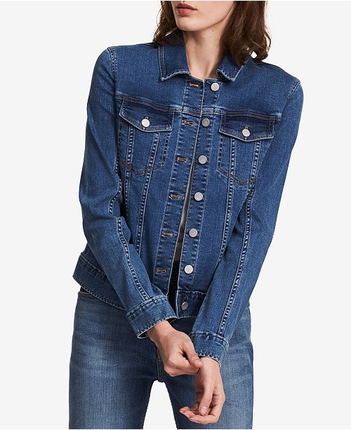 Calvin Klein Jeans Denim Jacket & Reviews - Jackets & Blazers - Women ...