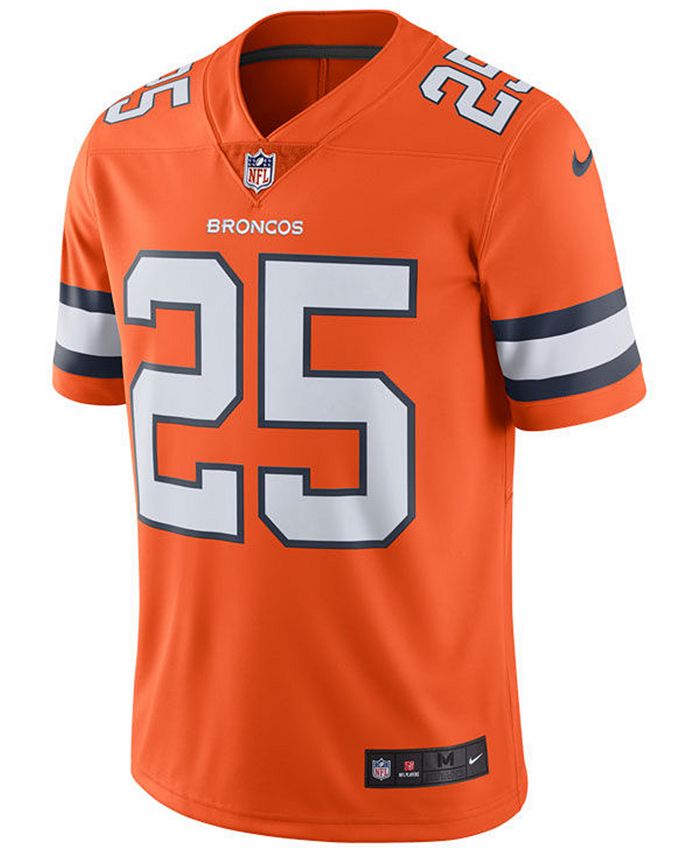 Denver broncos color rush jersey discount