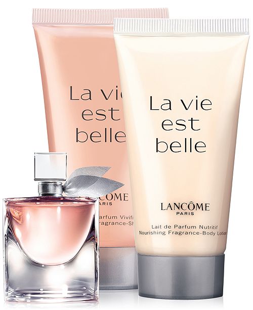 Lancome Receive A Complimentary 3pc Gift With Any Lancome La Vie Est Belle Eau De Parfum 6 7 Oz Purchase Reviews Gifts With Purchase Beauty Macy S