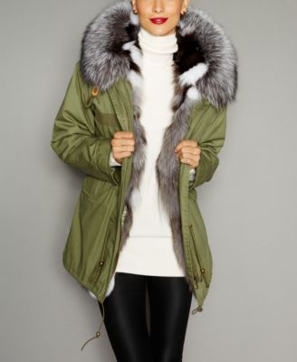 The Fur Vault - Hooded Fox-Fur-Lined Parka