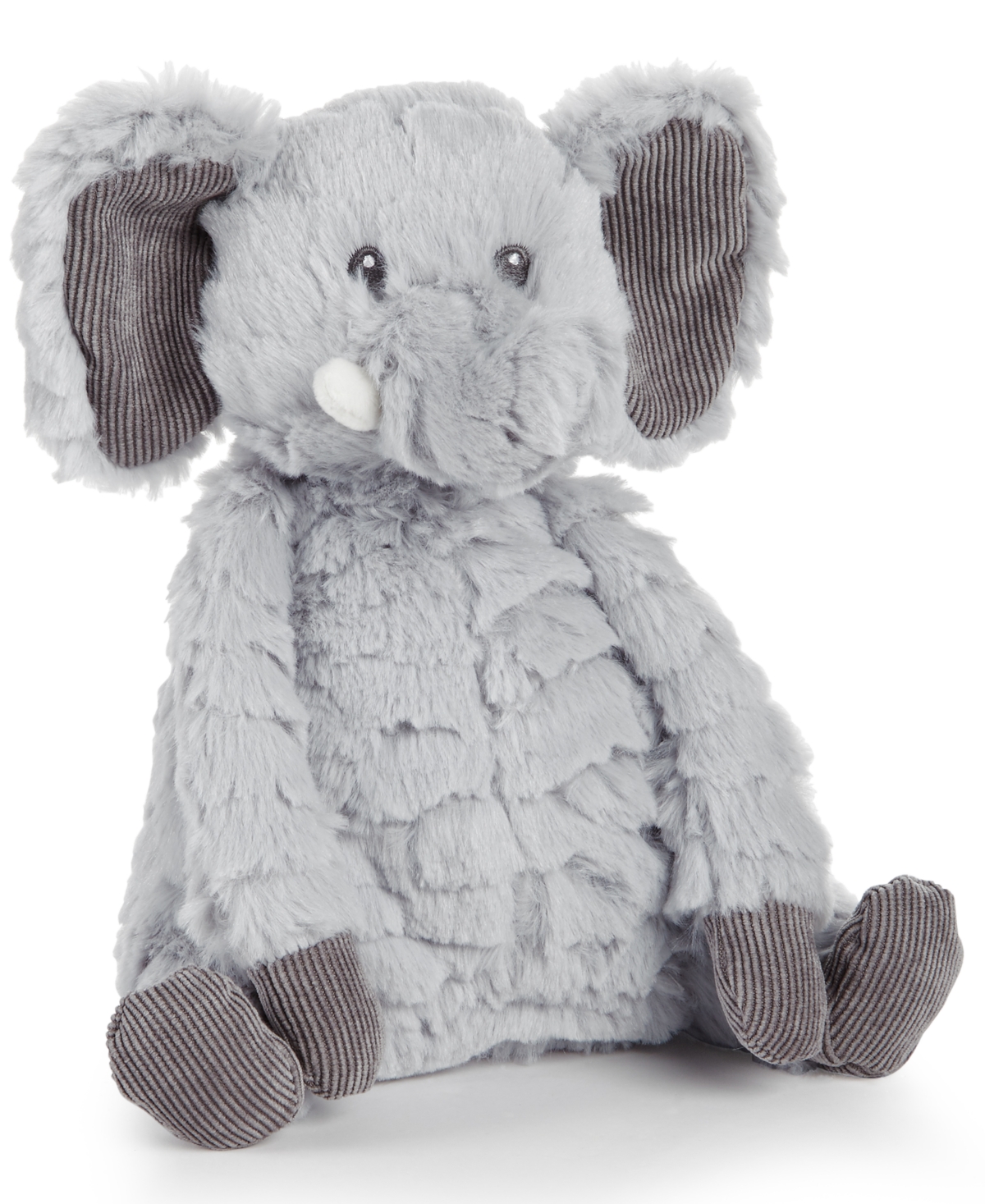 First Impressions Babies' 8" Plush Elephant, Created For Macy's In Grey