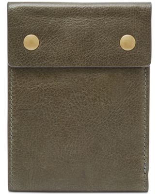 Fossil - Men's Ethan Snap Leather Bifold Wallet