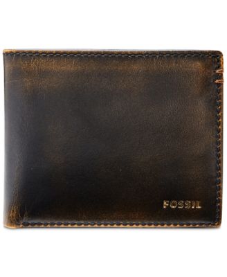 Fossil Men's Wade Bifold Leather Wallet 