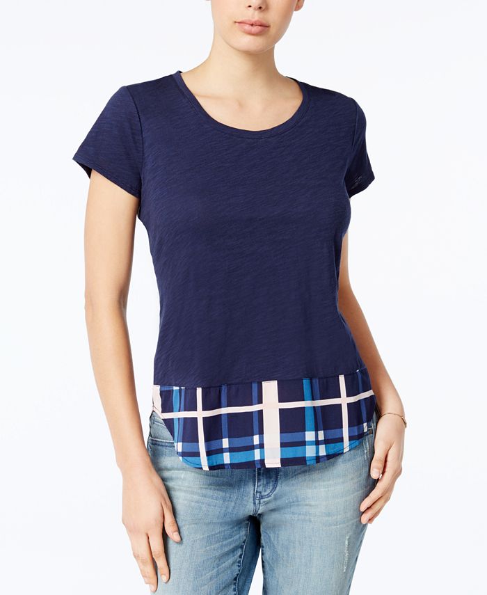 Maison Jules Layered Look T Shirt Created for Macy s Macy s