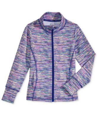 Ideology Space Dye-Print Active Jacket, Little Girls, Created for - Main Image