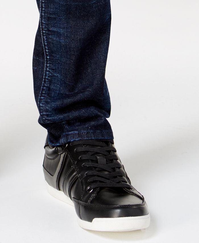 GUESS Men's SlimFit Tapered Moto Stretch Jeans Macy's