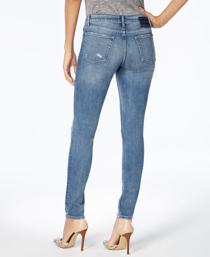 M1858 Kristen Ripped Skinny Jeans, Created for Macy's & Reviews - Jeans ...