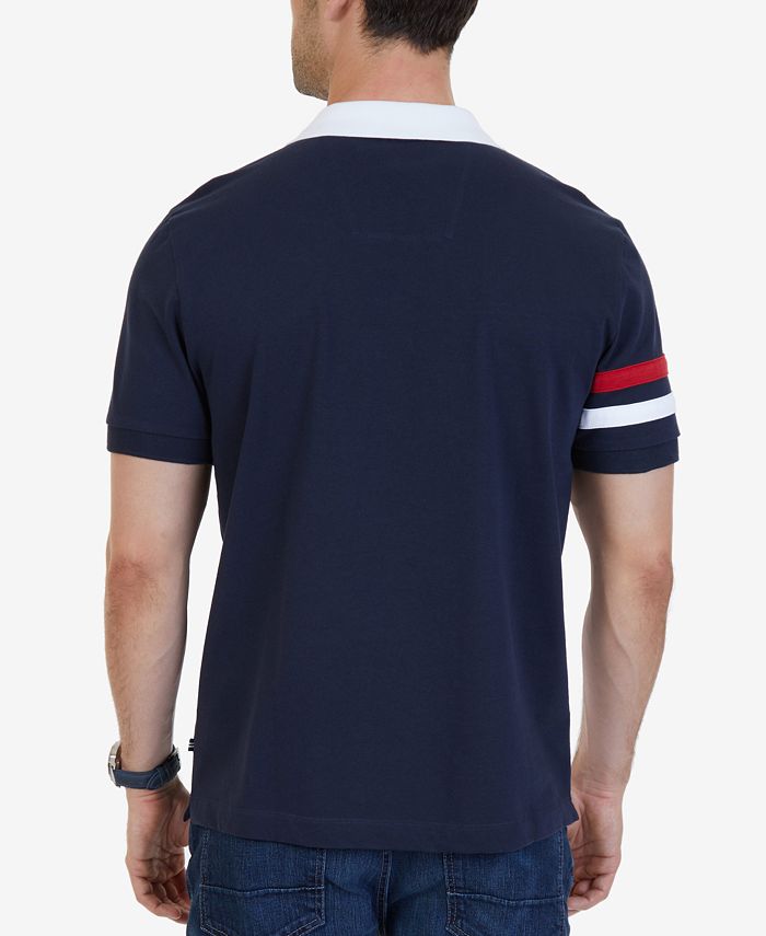 Nautica Men's Heritage Colorblocked Polo, Created for Macy's Macy's