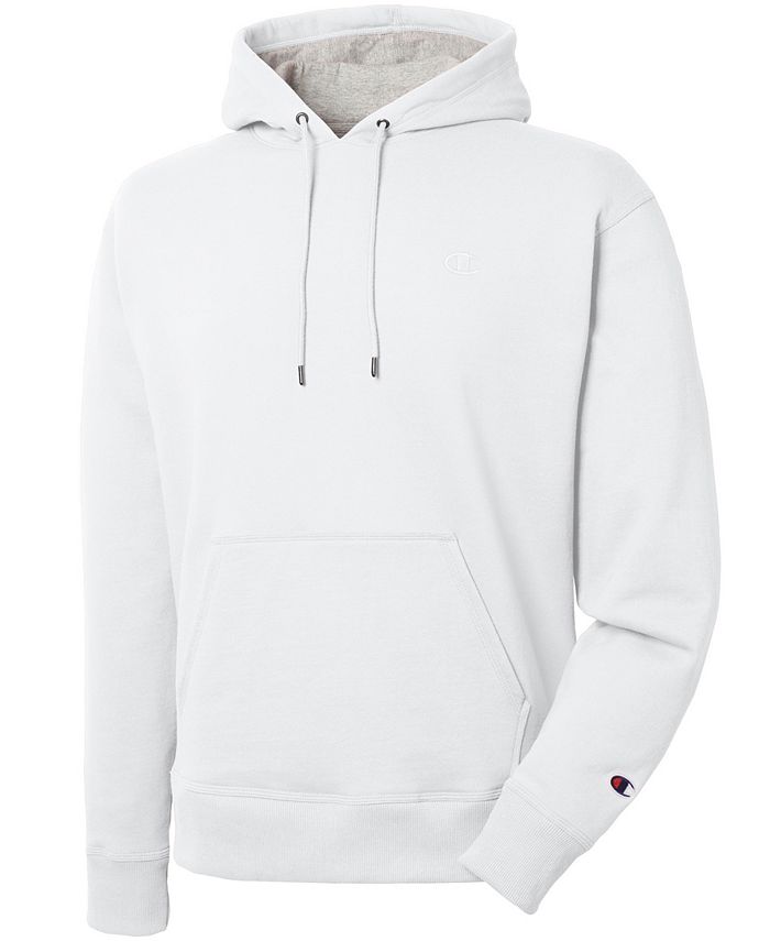 Champion white fleece hoodie Clearance