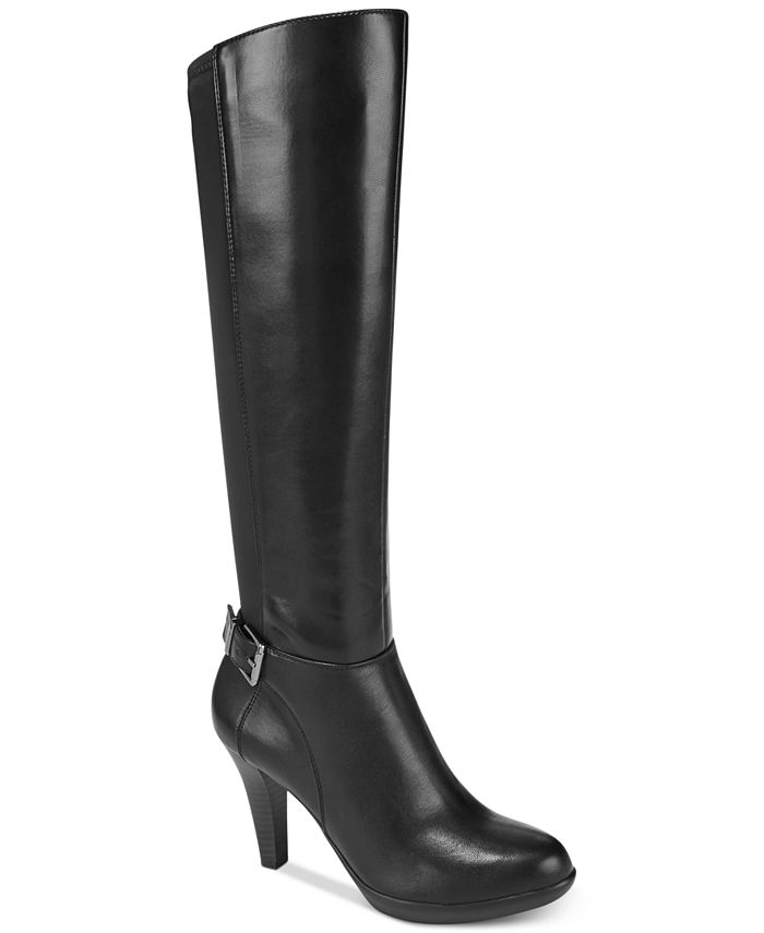 Alfani Women s Vennuss Step N Flex Wide Calf Dress Boots Created