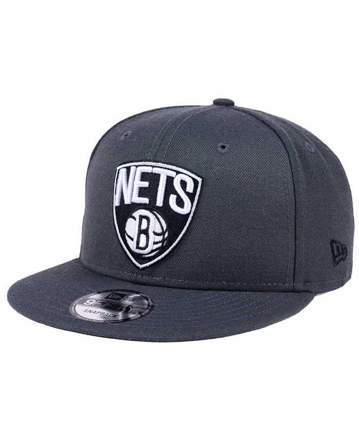 New Era Brooklyn Nets Solid Alternate 9FIFTY Snapback Cap - Macy's