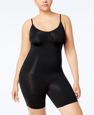 image of Spanx Women-s Plus Size OnCore Mid-Thigh Bodyshaper PS1715