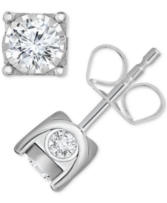 tru miracle diamond earrings