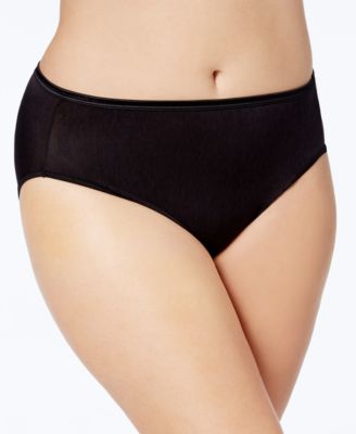 Vanity Fair - Women's Illumination&reg; Plus Size Hi Cut Satin-Trim Brief 13810