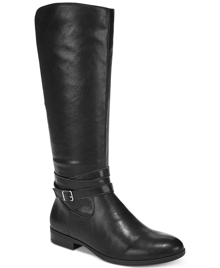 Style & Co Keppur Riding Boots, Created for Macy's & Reviews - Boots ...