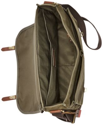Fossil Men's Waxed Canvas Defender Messenger Bag
