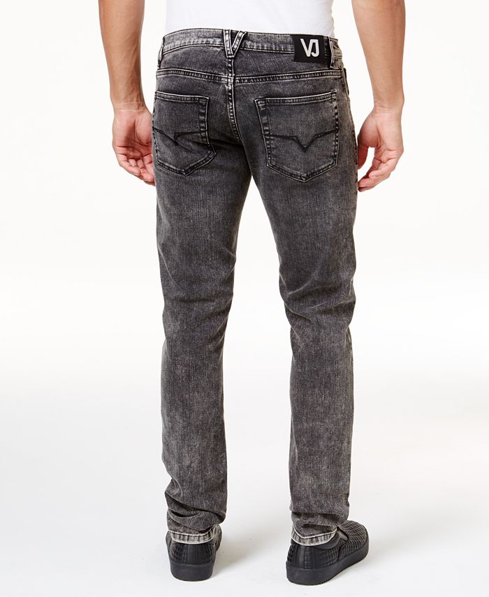 Versace Jeans Men's Faded Black Stretch Jeans & Reviews - Jeans - Men ...