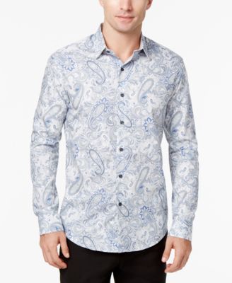 Tasso Elba - Men's Paisley Supima Cotton Shirt