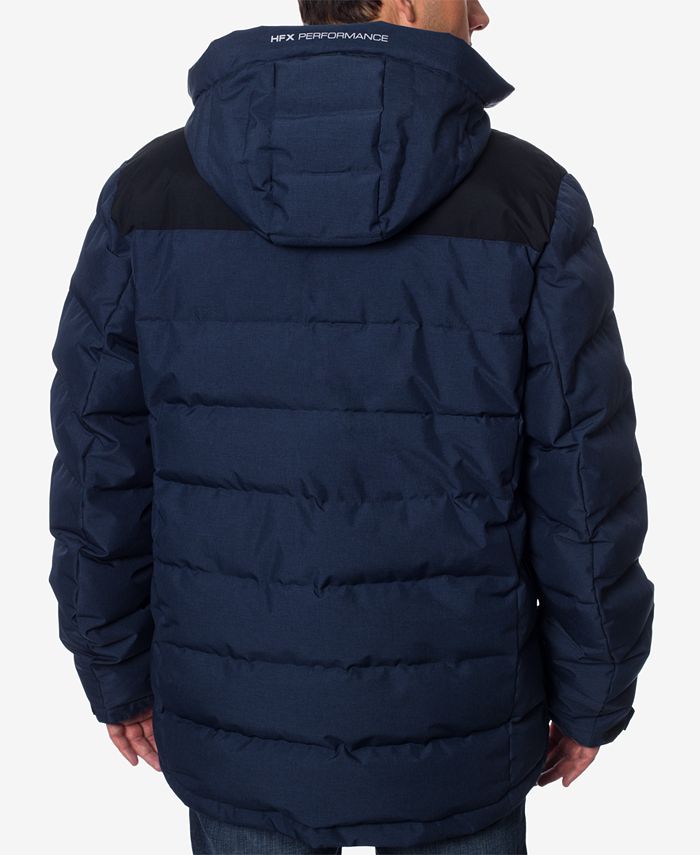 Halifax HFX Men's Colorblocked Hooded Ski Jacket Macy's