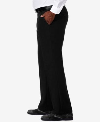 Men's Big & Tall Cool 18&reg; PRO Classic-Fit Expandable Waist Flat Front Stretch Dress Pants