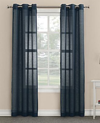 Lichtenberg No. 918 Linda 40" x 84" Sheer Grommet Curtain Panel - Macy's