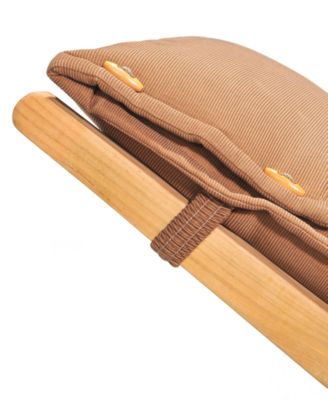 Bristol Outdoor Teak 3-Pc. Chaise Set (2 Chaise Lounge and 1 End Table), Created for Macy's 