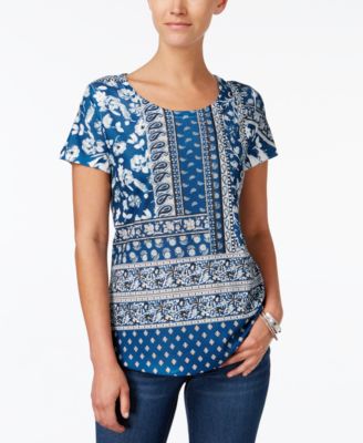 Style & Co - Sublimated-Print T-Shirt