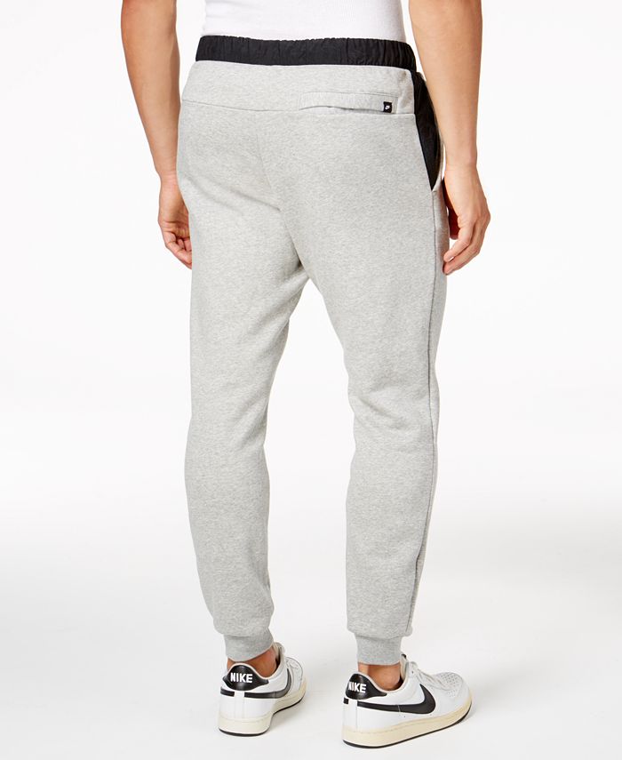 mens nike sweatpants white