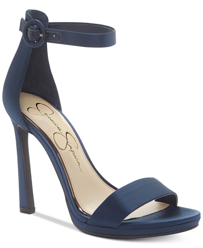 Jessica simpson navy blue heels outlet
