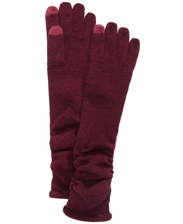 INC International Concepts I.N.C. Ruched Long Gloves, Created for Macy
