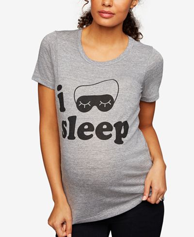 Chaser Maternity Cotton Graphic T-Shirt