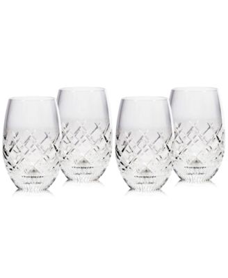 Waterford - Eastbridge 4-Pc. Stemless Wine Glass Set