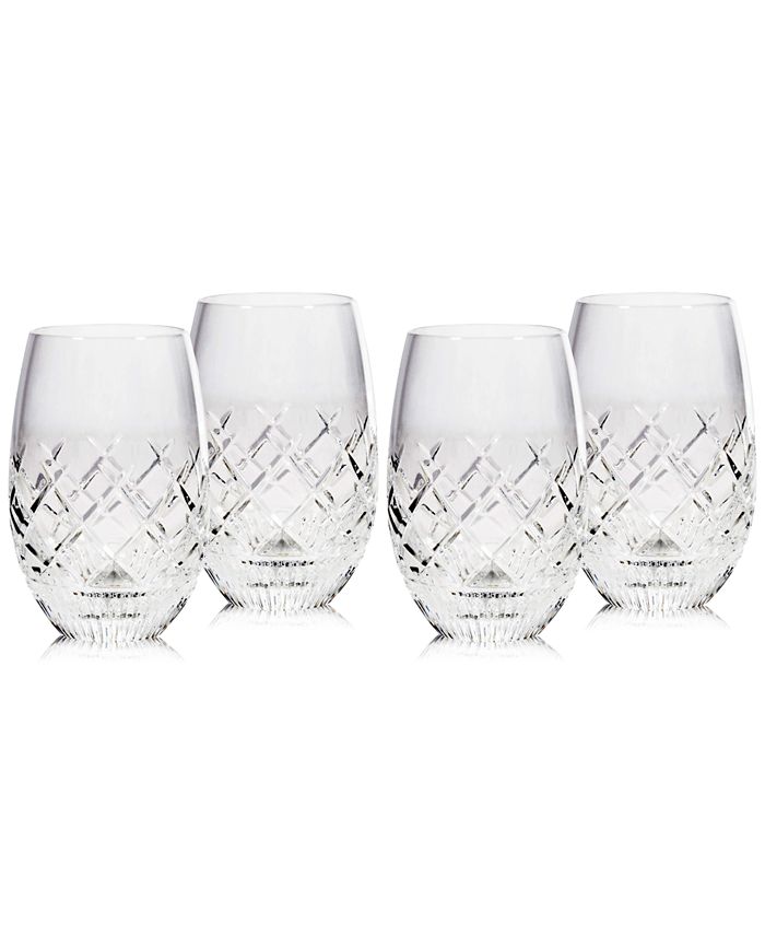 Waterford Eastbridge Stemless Wine Glass Set of 4 Macy's