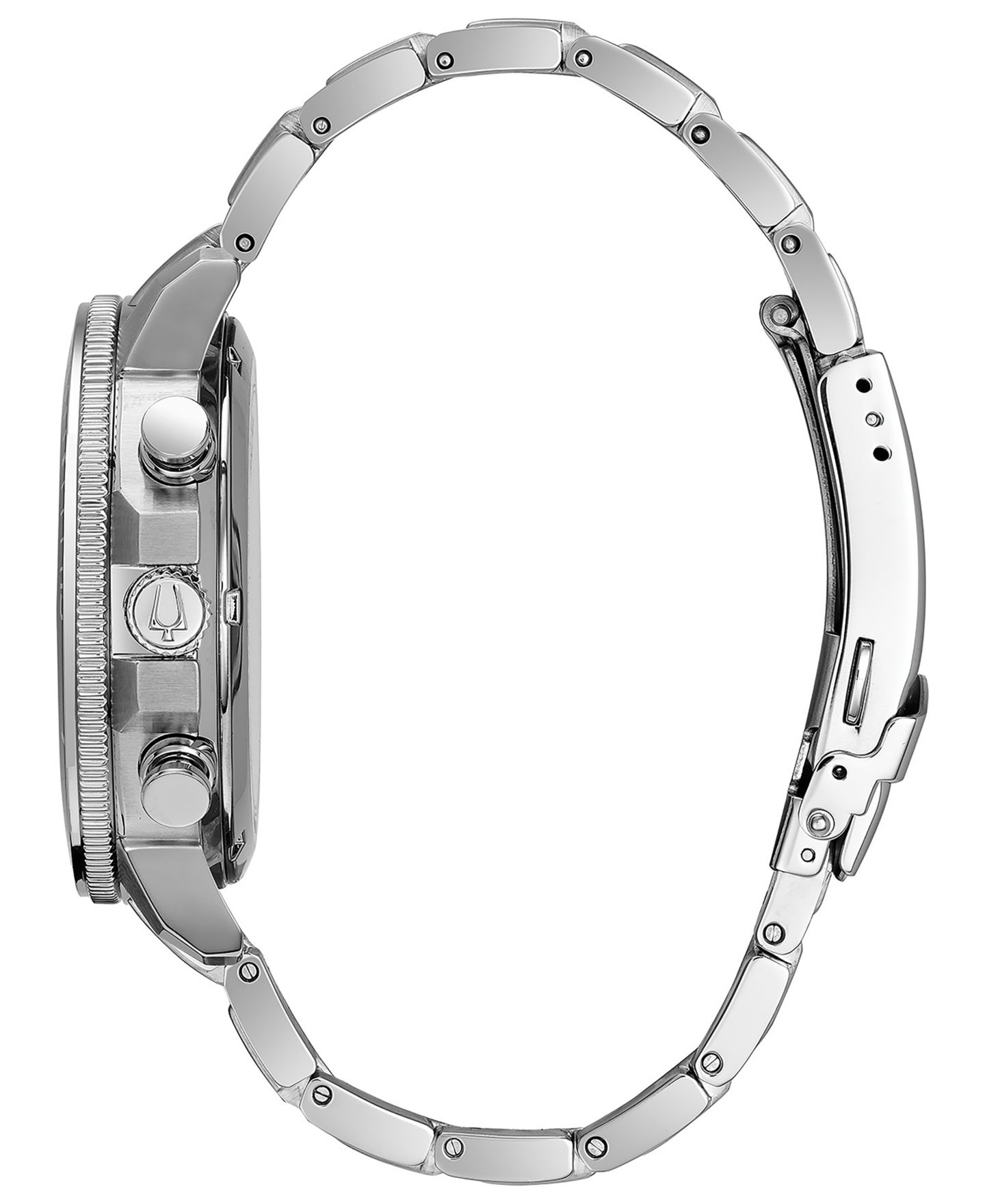 Мужские часы Bulova Chronograph Marine Star Stainless Steel Bracelet Watch 45mm — фото 2