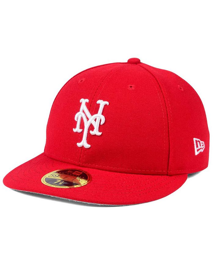 New Era New York Mets White Out 59FIFTY FITTED Cap - Macy's