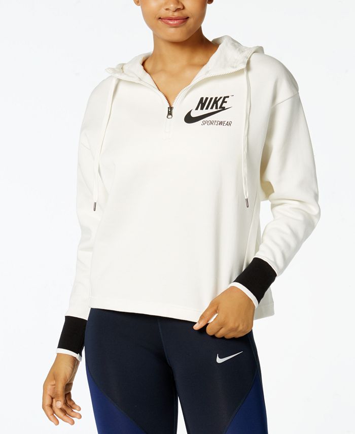 Nike Sportswear Archive Half-Zip Hoodie - Macy's