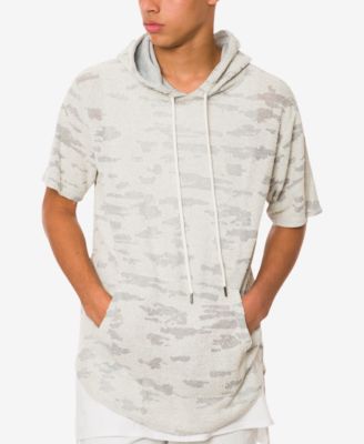 camo short sleeve hoodie