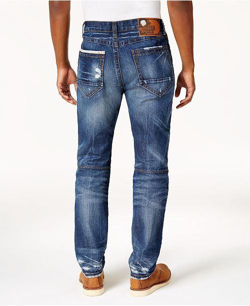 Heritage America Men's Indigo Ripped Jeans & Reviews - Jeans - Men - Macy's