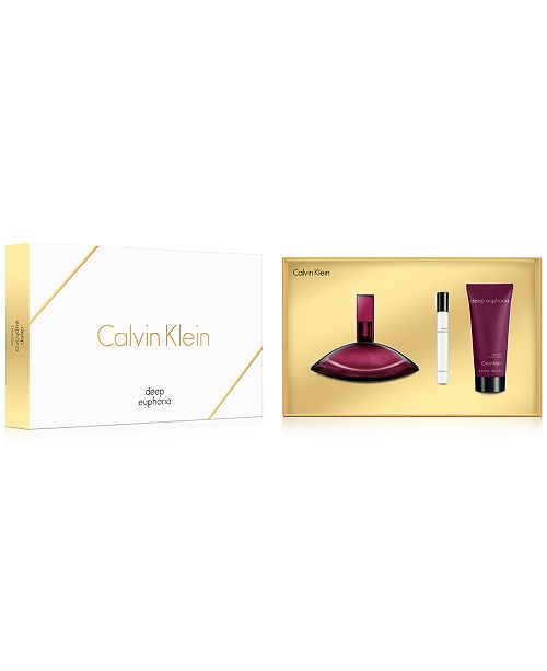 Calvin Klein 3 Pc Deep Euphoria Gift Set Reviews All Perfume Beauty Macy S