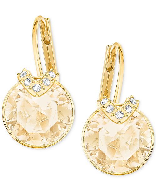 Swarovski Clear & Colored Crystal Drop Earrings Fashion Jewelry