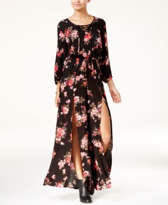 macy's floral jumpsuit