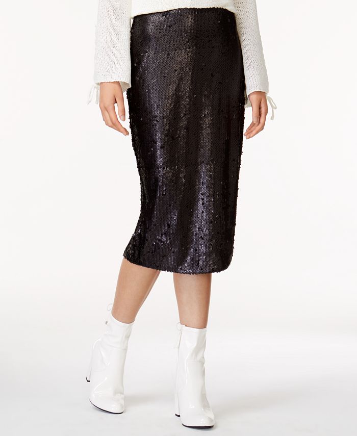 Sequin pencil on sale skirt macy's