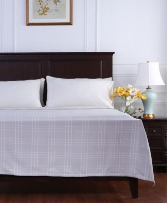 Berkshire - Comfy Cotton Check Twin Blanket